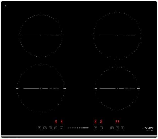 Индукционная варочная панель Hyundai HHI 6741 BG в Тюмени (preview 2)
