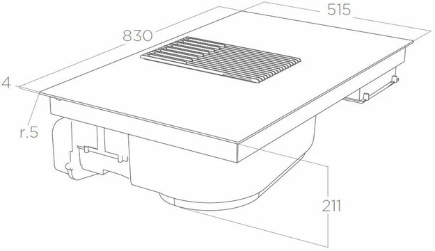 Варочная панель с вытяжкой Elica NIKOLATESLA LIBRA BL/F/83 в Тюмени (preview 6)