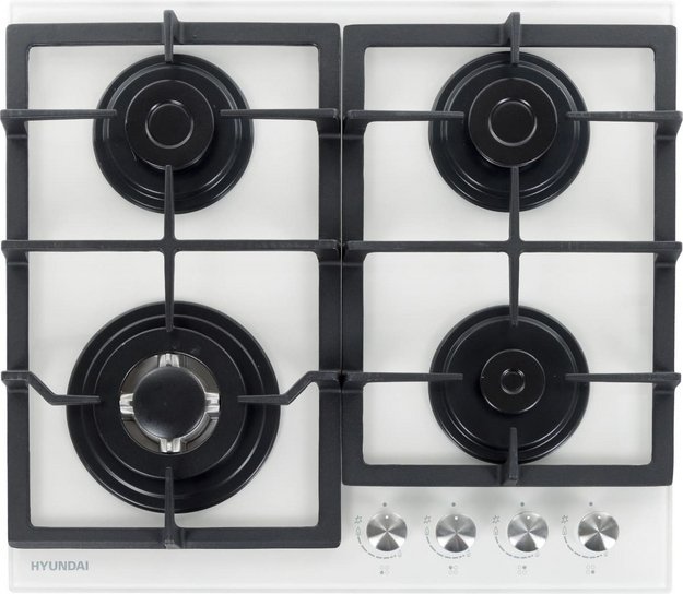 Газовая варочная панель Hyundai HHG 6436 WG в Тюмени (preview 1)
