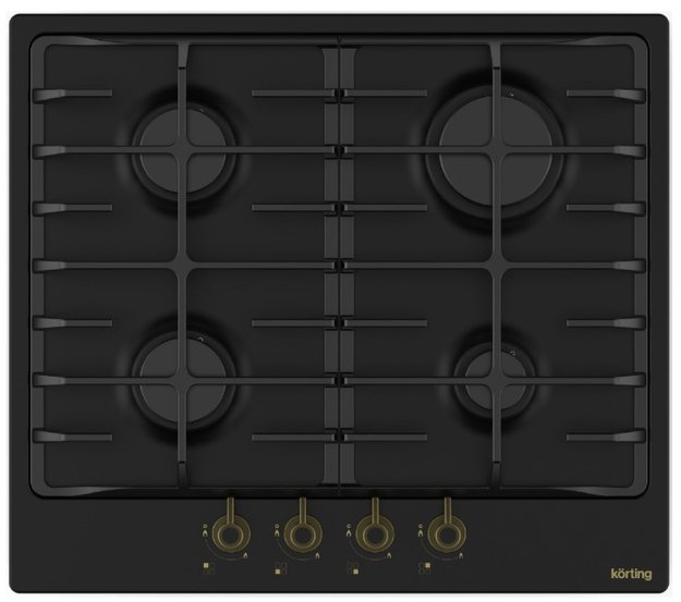 Газовая варочная панель Korting HG 645 CRN в Тюмени (preview 1)