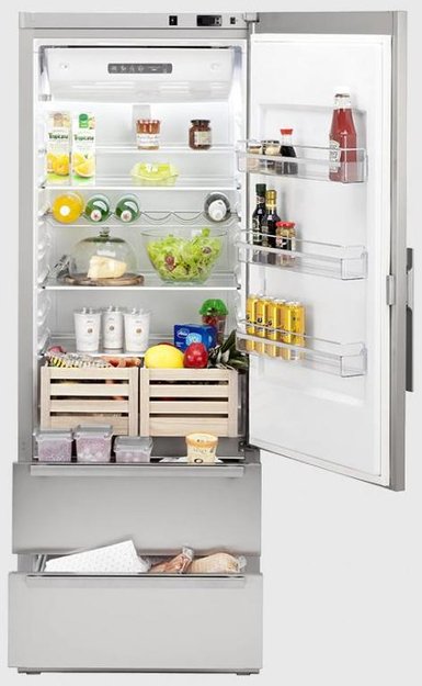 Холодильник с морозильной камерой Festivo 75 CF 75CF9411781 (белый/нержавеющая сталь) в Тюмени (preview 2)