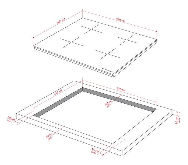Индукционная варочная панель Kuppersberg ICI 607 в Тюмени (preview 5)