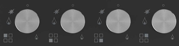 Газовая стеклянная варочная панель Korting HGG 6805 CN в Тюмени (preview 3)