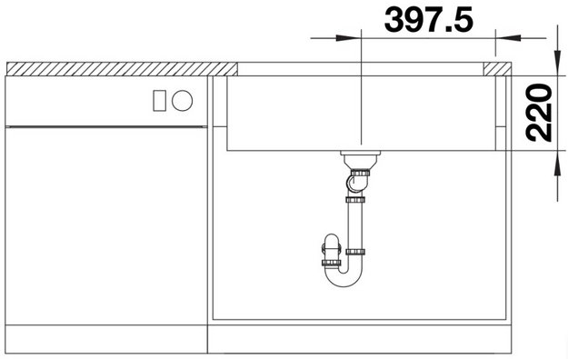 Мойка BLANCO VILLAE Single глянцевый белый в Тюмени (preview 6)