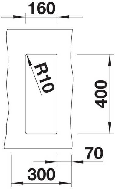 Мойка BLANCO SUBLINE 160-U Silgranit черный в Тюмени (preview 3)