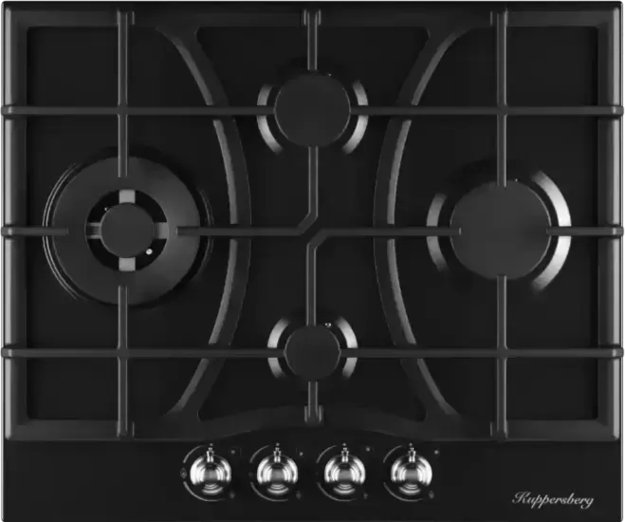 Газовая варочная панель Kuppersberg FS 610 Ant Silver в Тюмени (preview 1)