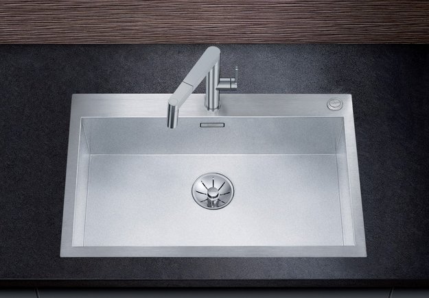 Мойка BLANCO SOLIS 700-IF/A нержавеющая сталь, клапан-автомат в Тюмени (preview 2)