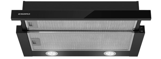 Встраиваемая кухонная вытяжка MAUNFELD VS Light Glass 60 черное стекло в Тюмени (preview 4)