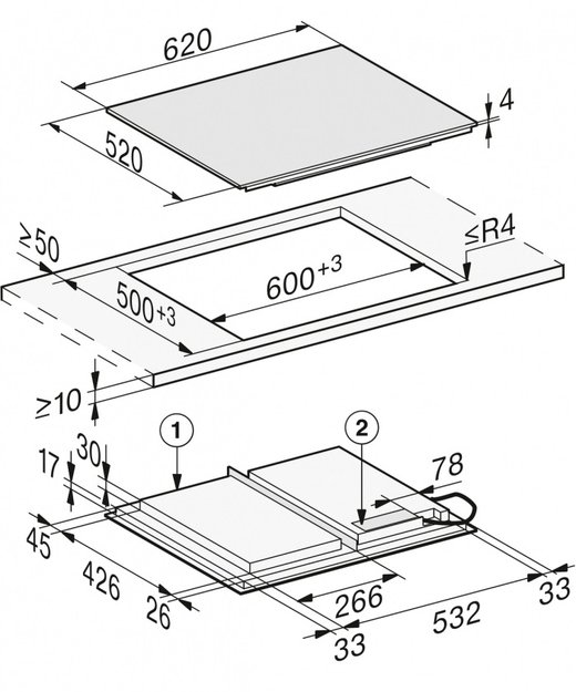 Варочная панель Miele KM 7867-1 FL в Тюмени (preview 4)