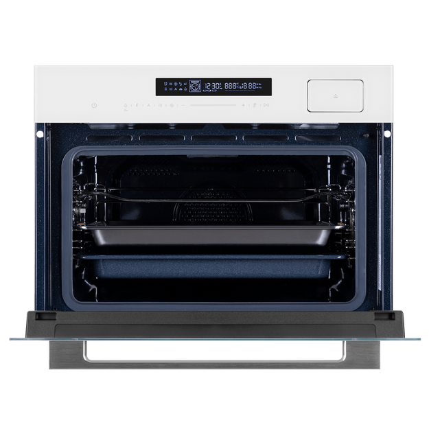 Компактный духовой шкаф с паром Maunfeld MCMO5016STGW в Тюмени (preview 2)