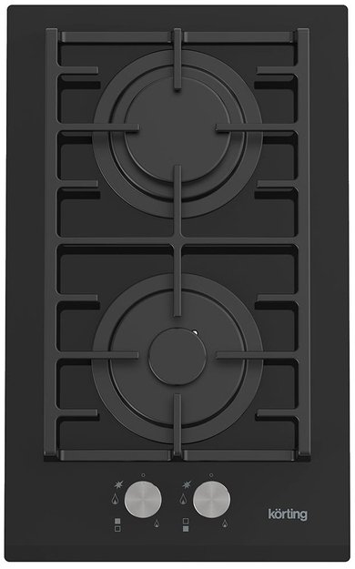 Газовая стеклянная варочная панель Korting HGG 3825 CN в Тюмени (preview 1)