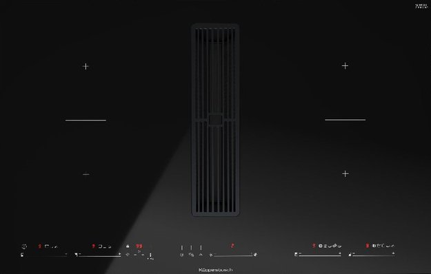 Варочная панель с вытяжкой Kuppersbusch KMI 8590.0 SR Black Velvet в Тюмени (preview 1)