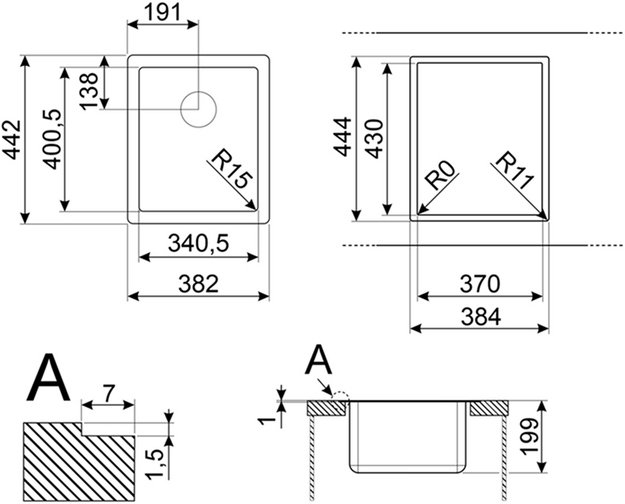 Мойка Smeg VFU34SFR в Тюмени (preview 3)