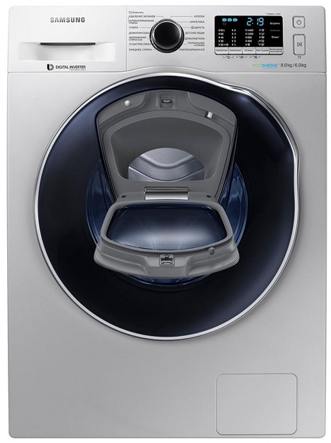 Стирально-сушильная машина Samsung WD 80 K 5410 OS/LP в Тюмени (preview 2)