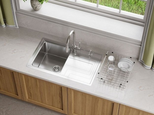 Мойка Omoikiri Mizu 78-IN нержавеющая сталь, крыло справа в Тюмени (preview 6)