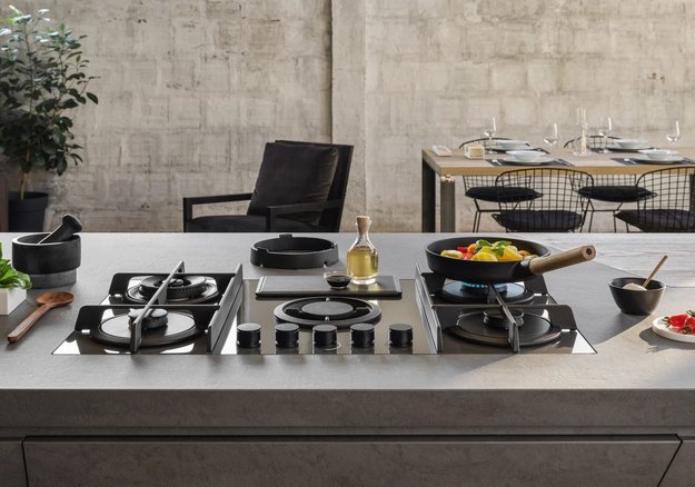 Варочная панель с вытяжкой Elica NIKOLATESLA FLAME EVO GR/A/88 в Тюмени (preview 10)