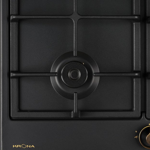 Газовая варочная панель KRONA NOVANTA 90 AN с подставкой WOK в Тюмени (preview 5)