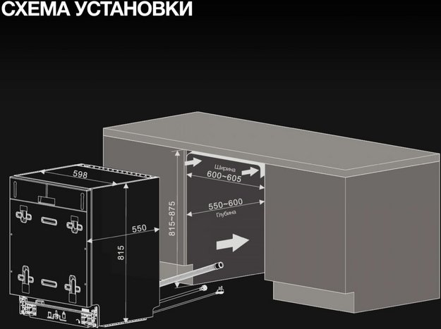 Встраиваемая посудомоечная машина Hyundai HBD 685 в Тюмени (preview 25)