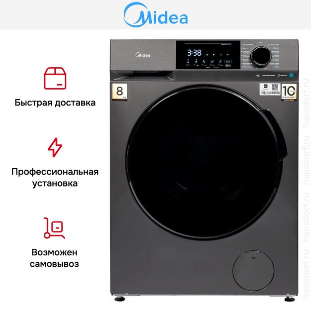 Стиральная машина Midea MFC3814BSW47/S в Тюмени (preview 9)