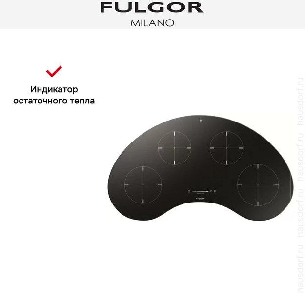Индукционная варочная панель Fulgor Milano CHM 904 ID TS BK в Тюмени (preview 3)
