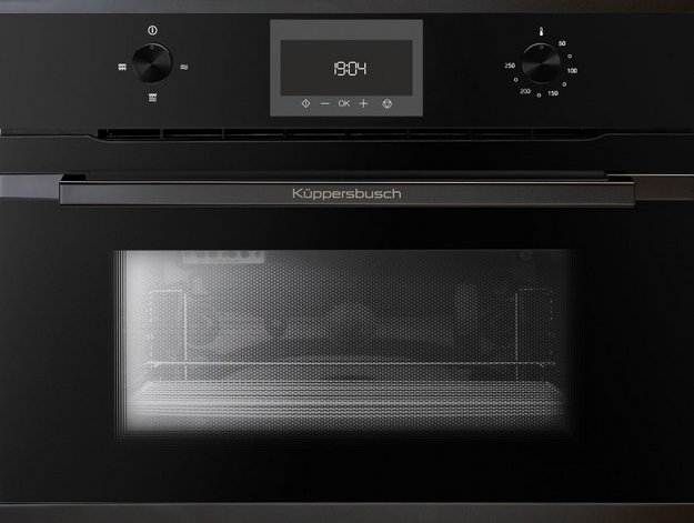 Встраиваемая микроволновая печь Kuppersbusch CM 6330.0 S6 Black Steel в Тюмени (preview 1)
