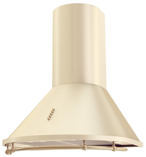 Купольная вытяжка Krona NIKOL 600 ivory/bronze push button в Тюмени (preview 1)