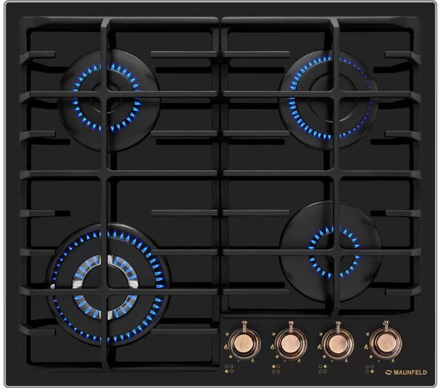 Газовая варочная панель Maunfeld EGHG.64.63CB.R/G в Тюмени (preview 1)