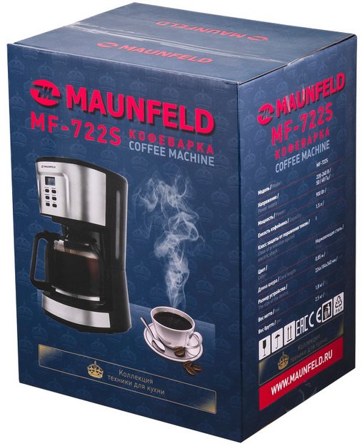 Кофеварка Maunfeld MF-722S в Тюмени (preview 9)