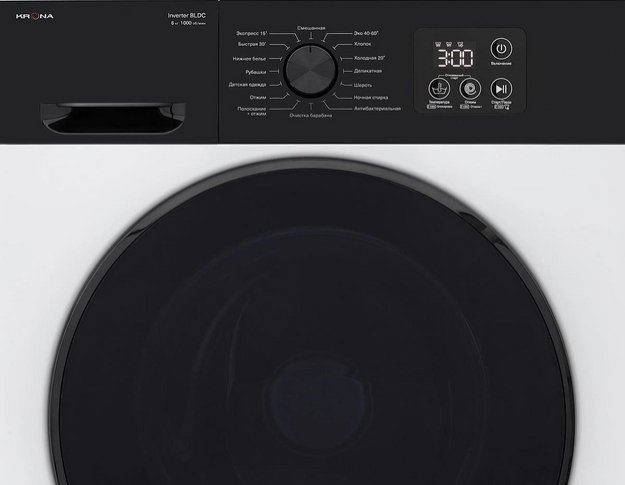 Стиральная машина KRONA RHENE WHITE 1000 6K WM в Тюмени (preview 6)