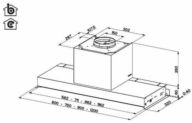 Вытяжка Faber IN-NOVA ZERO DRIP LITE A75 в Тюмени (preview 6)
