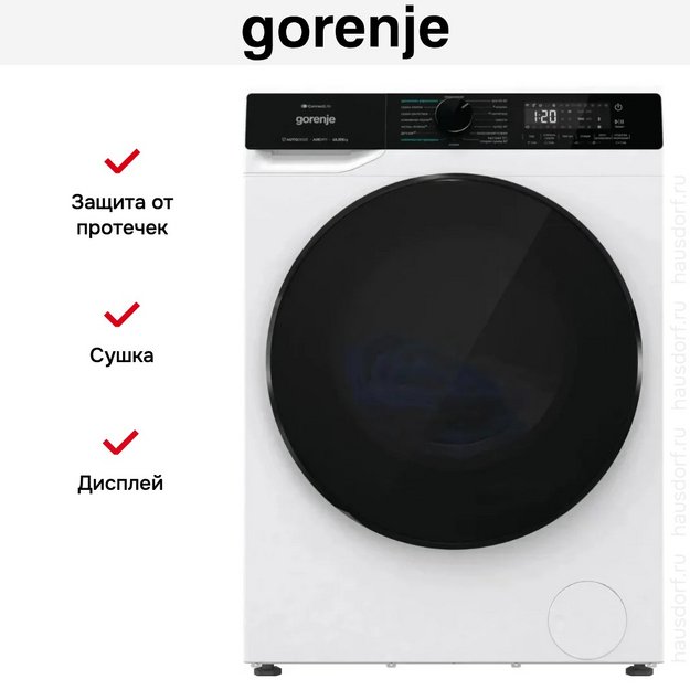 Стирально-сушильная машина Gorenje WD2PA1X64ADAAW/C в Тюмени (preview 17)