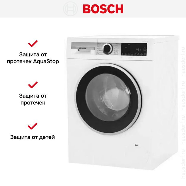 Стиральная машина с фронтальной загрузкой BOSCH WGA242X5OE в Тюмени (preview 11)