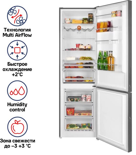 Холодильник Maunfeld MFF200NFSE в Тюмени (preview 2)
