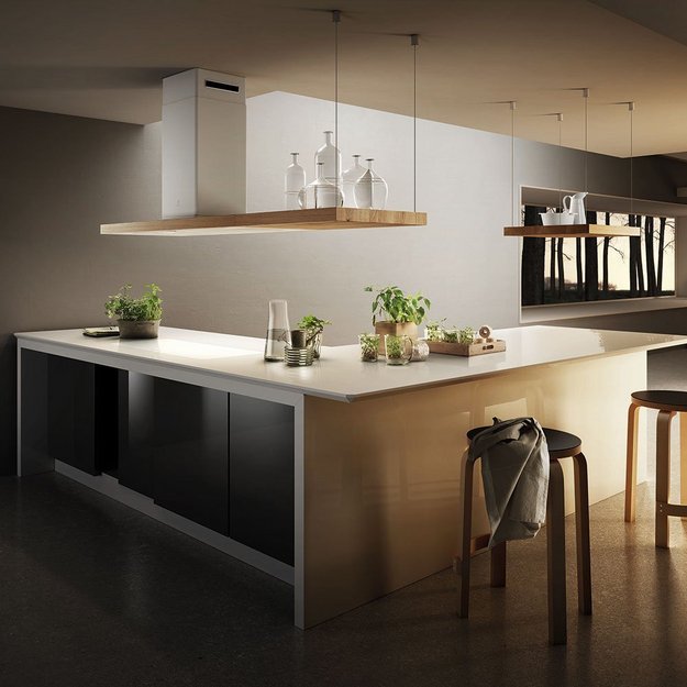Вытяжка Elica Био Остров Белый и Дуб с аспирацией 120х53 (Bio Island WH/A/120X53 Rovere) в Тюмени (preview 7)