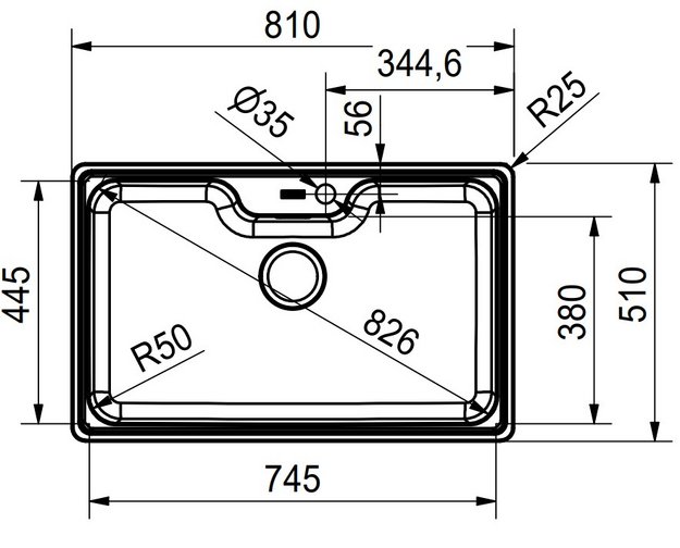 Мойка Franke BCX 610-81 TL сталь в Тюмени (preview 2)