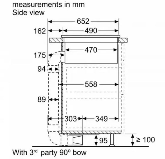 Индукционная варочная панель с интегрированной вытяжкой BOSCH PXX875D67E в Тюмени (preview 7)