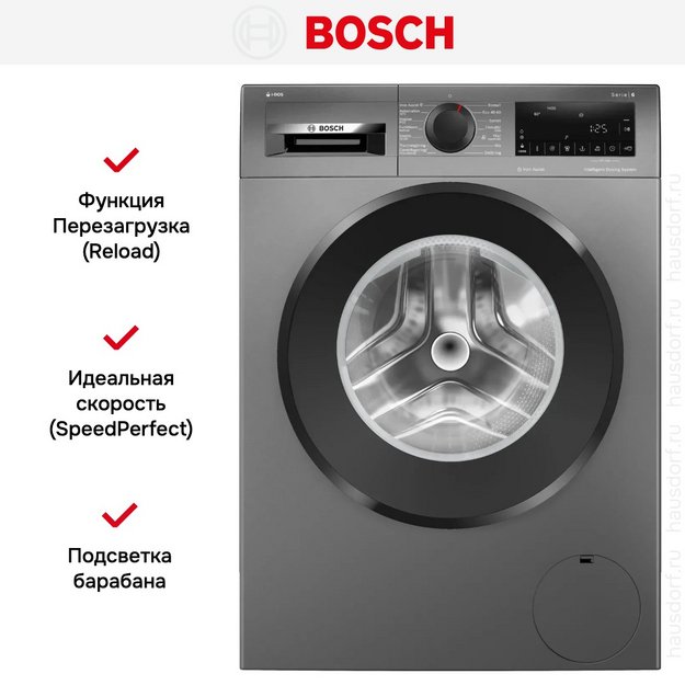 Стиральная машина Bosch WGG244RFSN в Тюмени (preview 10)