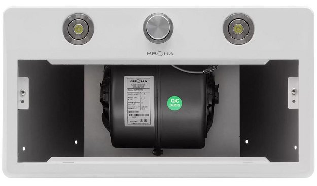 Встраиваемая вытяжка KRONA SVEN 600 white one knob в Тюмени (preview 3)