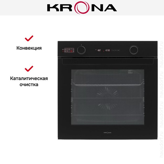 Духовой шкаф KRONA NERO max 60 BL/BL в Тюмени (preview 24)