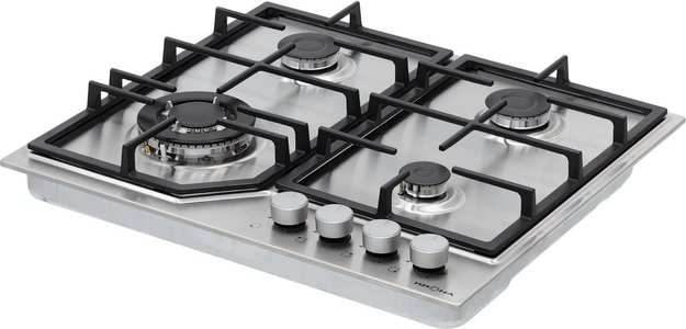 Газовая варочная панель KRONA NEBEL 60 IX W в Тюмени (preview 2)