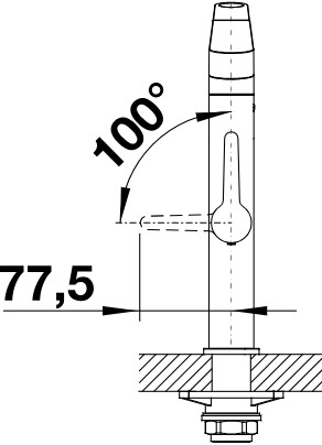 Смеситель Blanco PANERA-S 521547 нержавеющая сталь в Тюмени (preview 11)