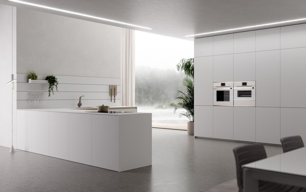 Варочная панель с вытяжкой Kuppersbusch KMI 8590.0 SR Gold в Тюмени (preview 9)