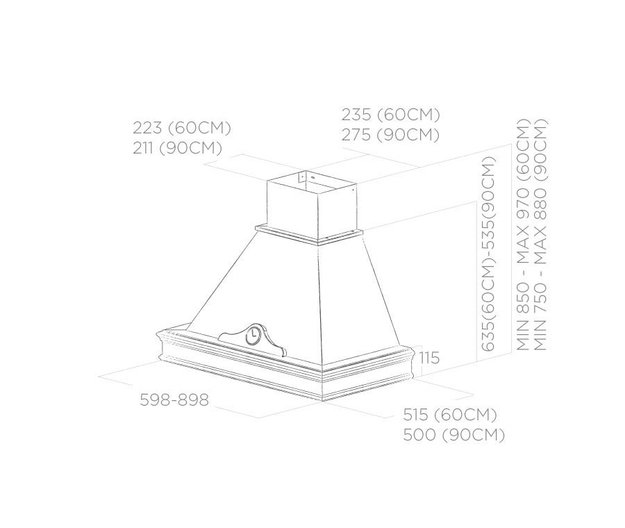 Вытяжка Elica ORETTA WH/A/60 T.GREZZO в Тюмени (preview 5)