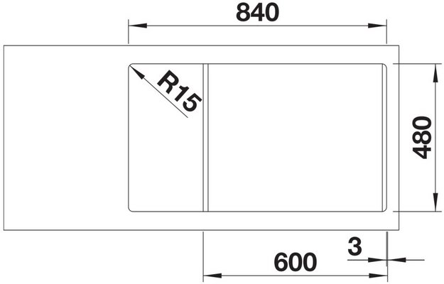 Мойка BLANCO LEGRA XL 6 S Silgranit антрацит в Тюмени (preview 5)