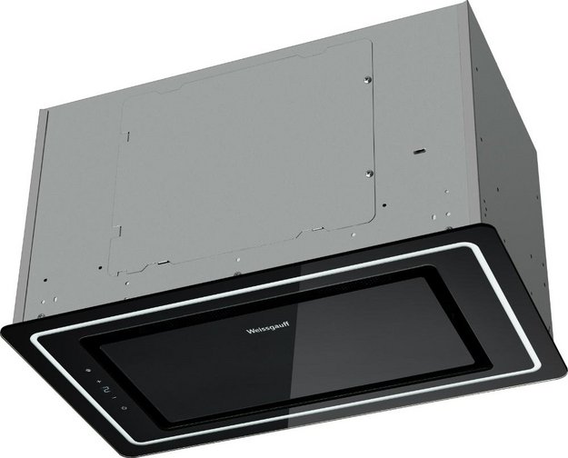 Встраиваемая вытяжка Weissgauff Quadra 600 Touch Black Glass в Тюмени (preview 1)