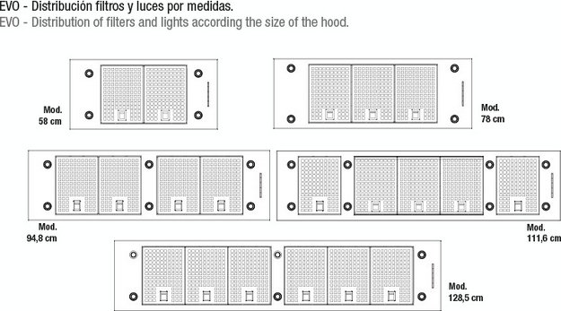 Встраиваемая вытяжка Pando EVO/580 INOX V.1050 ECO PLUS в Тюмени (preview 4)