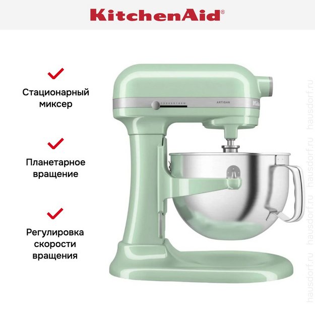 Планетарный миксер KitchenAid 5KSM60SPXEPT в Тюмени (preview 12)
