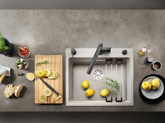 Дозатор для жидкого мыла Blanco Lato 525789 черный матовый в Тюмени (preview 7)