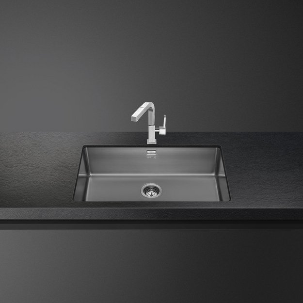 Мойка Smeg Mira VSTR71DKX темная нержавеющая сталь в Тюмени (preview 2)