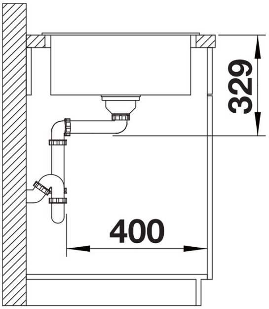 Мойка BLANCO LEGRA XL 6 S Silgranit черный в Тюмени (preview 6)
